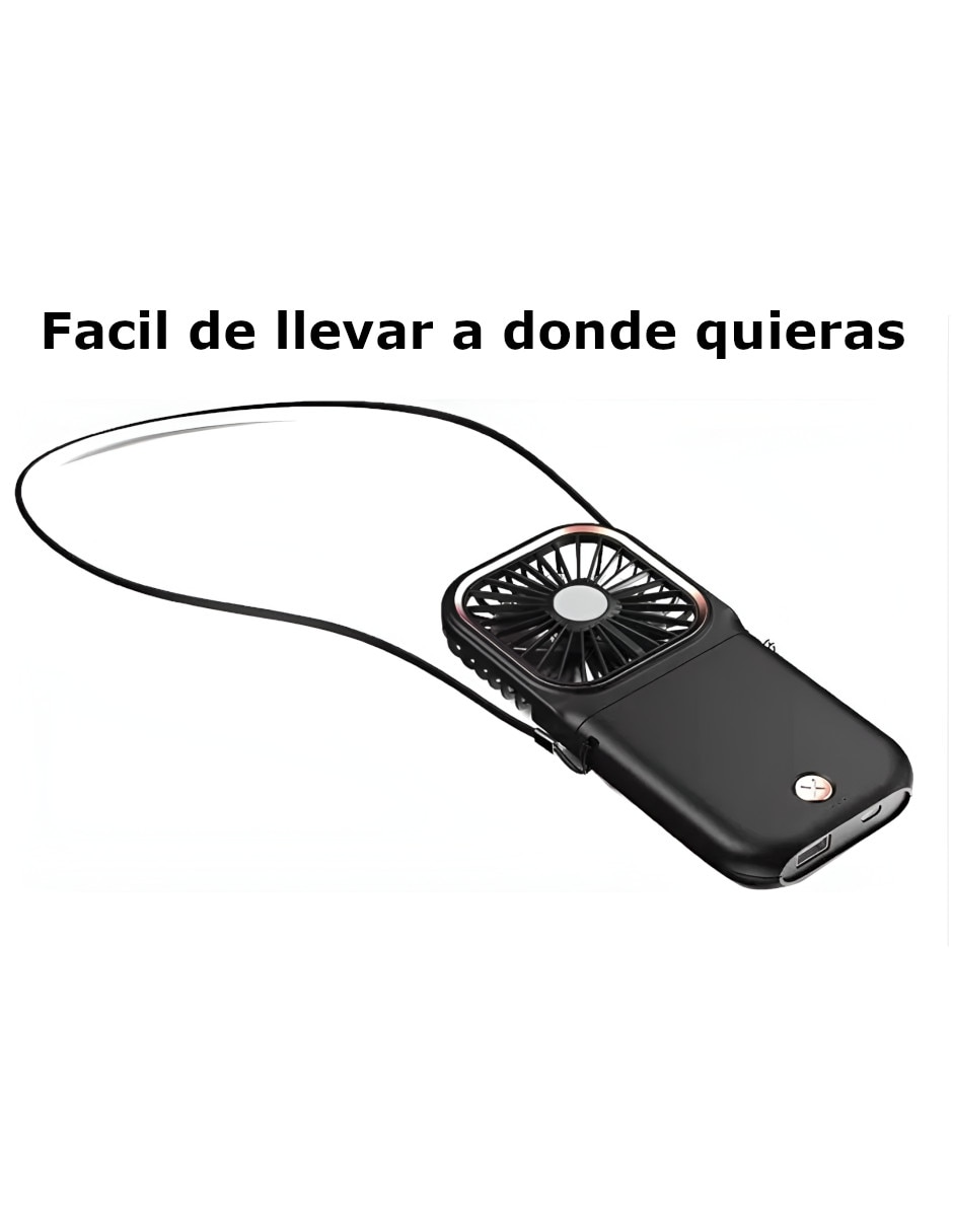 Mini ventilador 3 velocidades 2