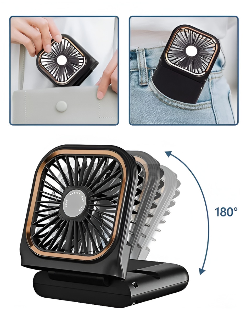 Mini ventilador 3 velocidades 3