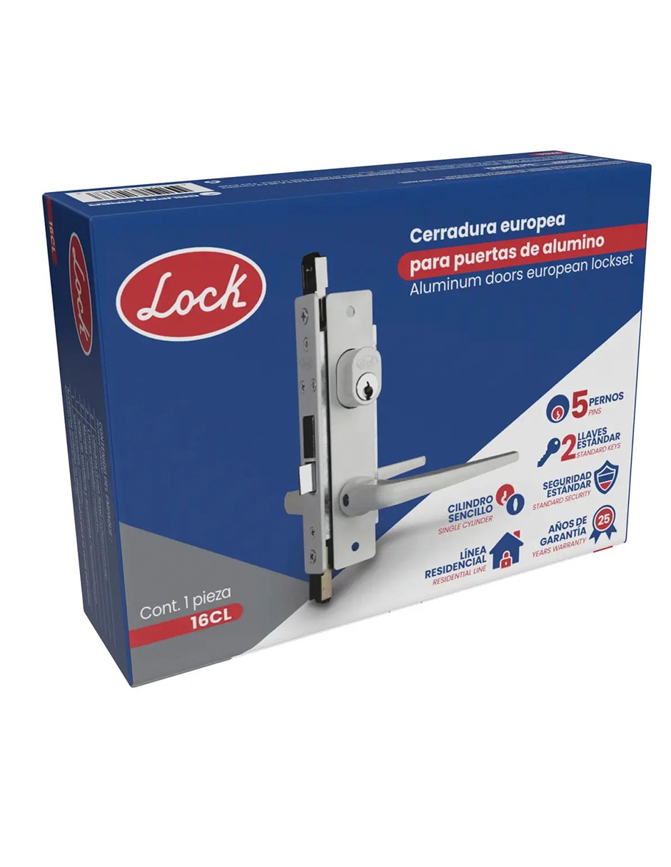 Cerradura empotrar 16cl de biométrica 2