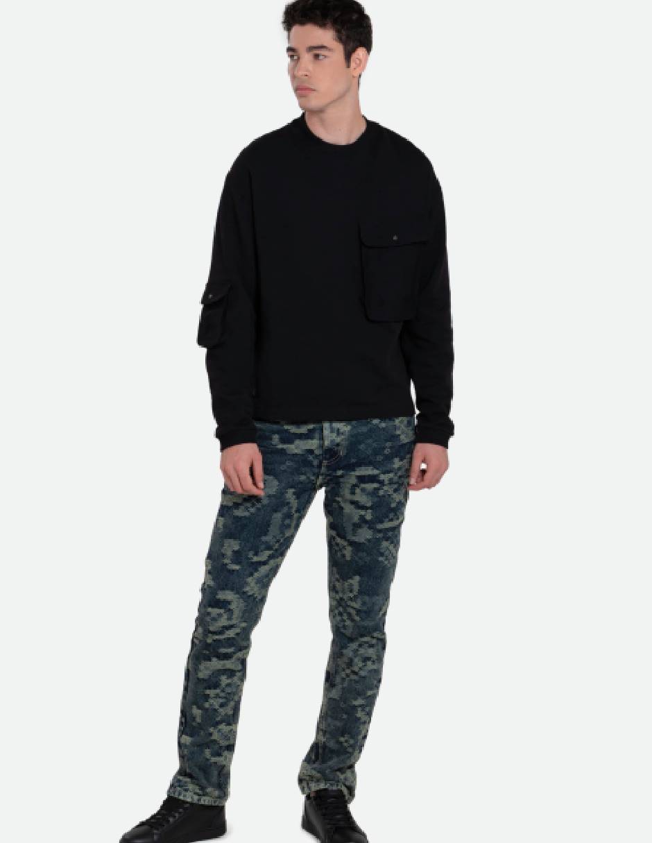 Sudadera sudadera cuello redondo para hombre 5