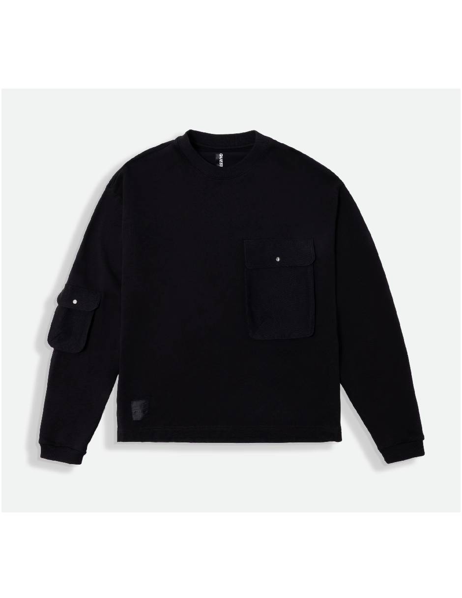 Sudadera sudadera cuello redondo para hombre 6