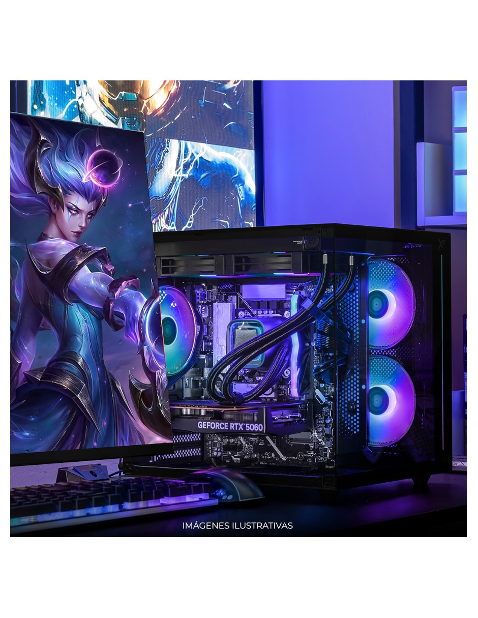 Computadora gamer Intel core ultra 9 Nvidia GeForce RTX 5060 16 GB RAM 1 TB 5