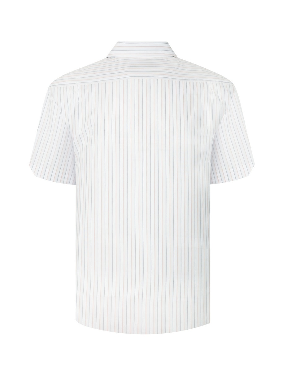 Camisa casual manchester de algodón manga corta para hombre