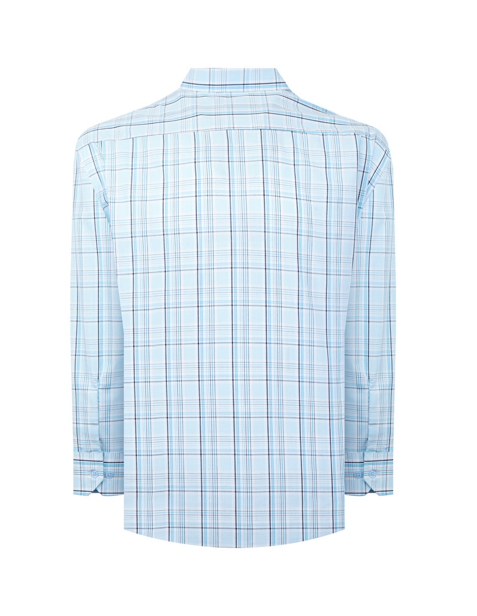 Camisa casual manchester de algodón manga larga para hombre