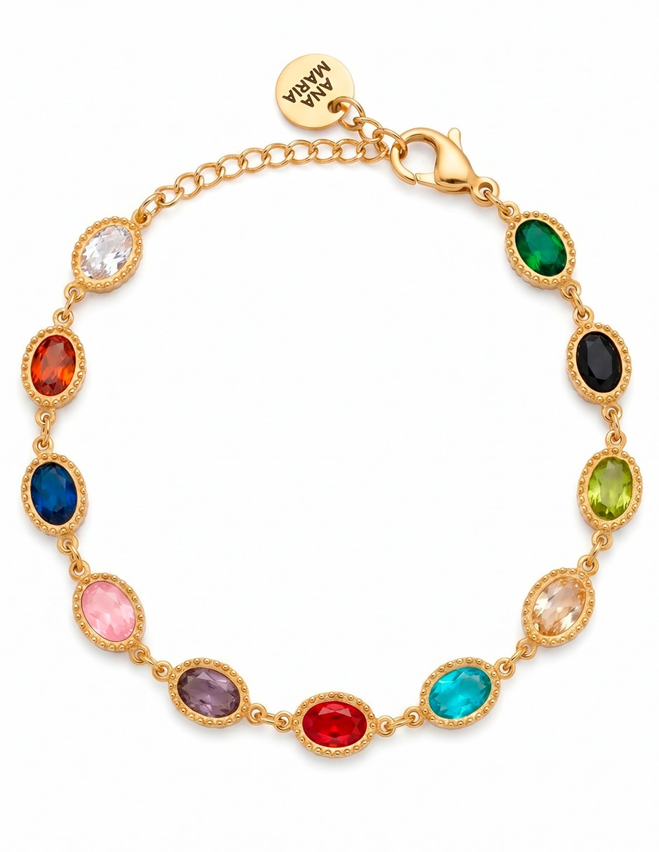 Pulsera ana maria mexico con zirconia