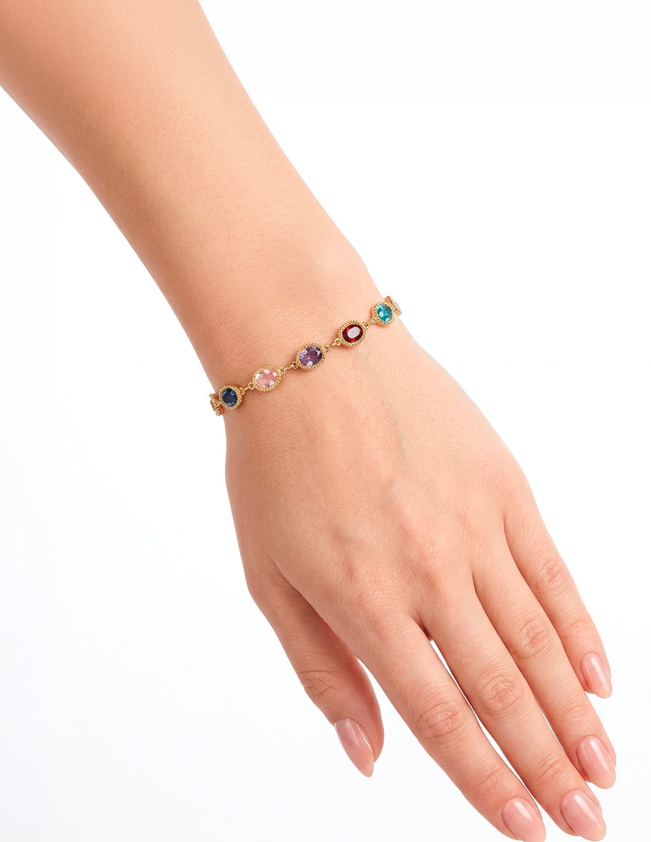 Pulsera ana maria mexico con zirconia