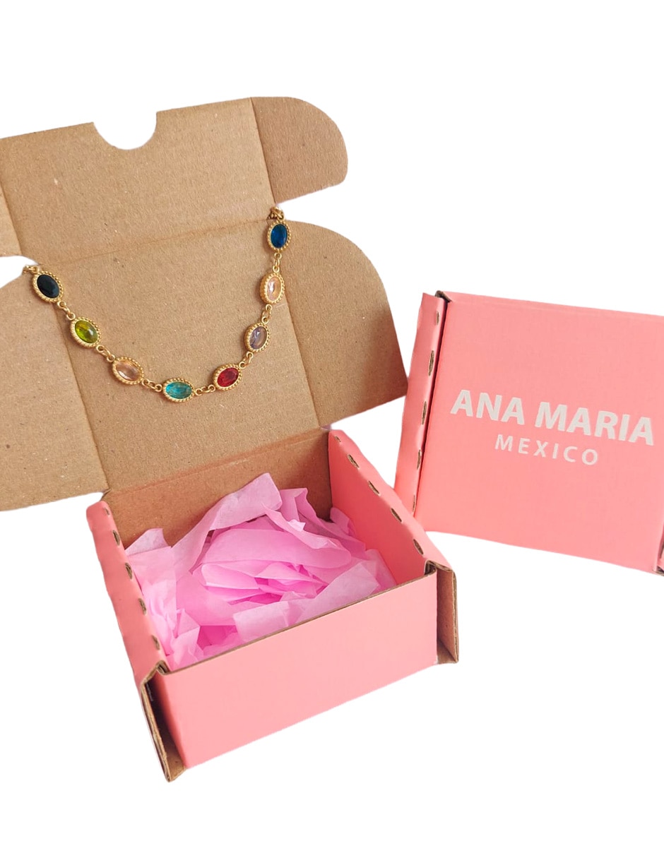 Pulsera ana maria mexico con zirconia