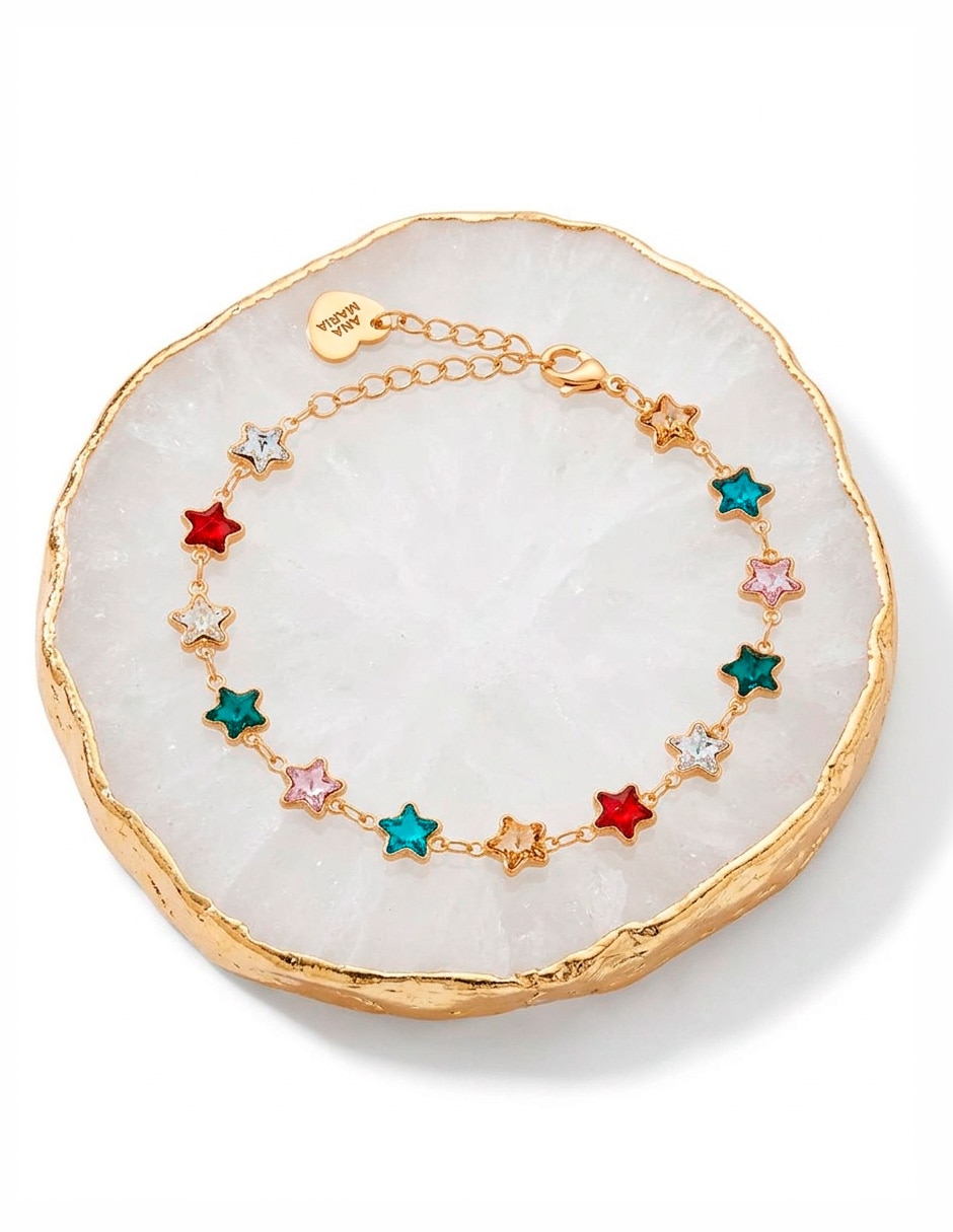 Pulsera ana maria mexico con zirconia