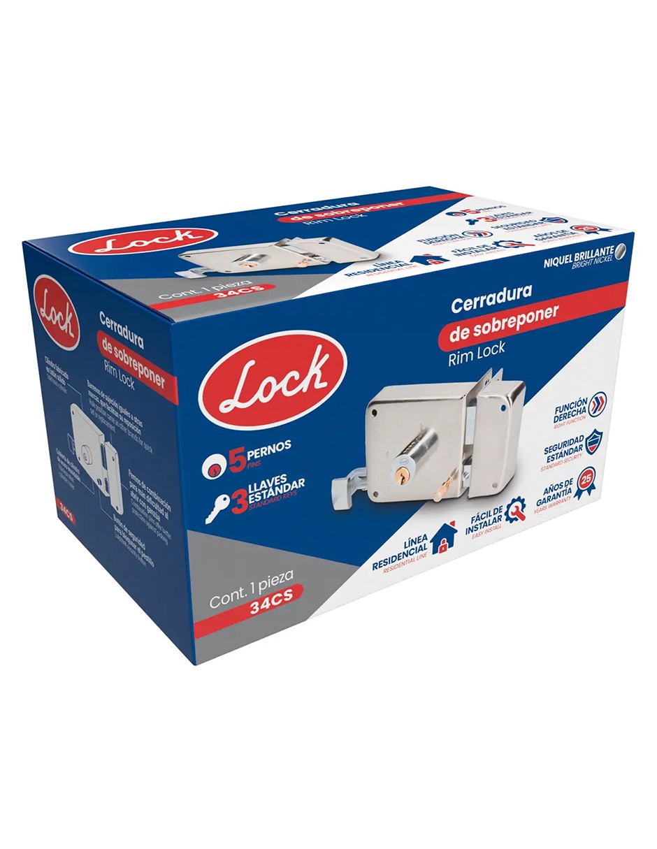 Cerradura sobreponer 34cs de derecha 4