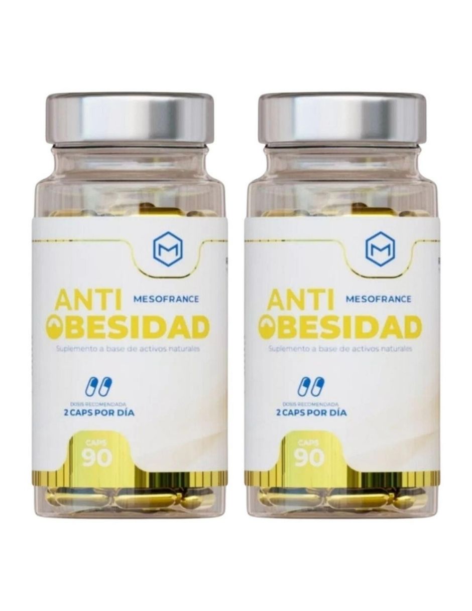 Antiobesidad Mesofrance Control de Sobrepeso 90 Caps Pack 2 con No aplica sabor Sin sabor de Antiobesidad Mesofrance Control de Sobrepeso 90 Caps Pack 2 con No aplica sabor Sin sabor de
