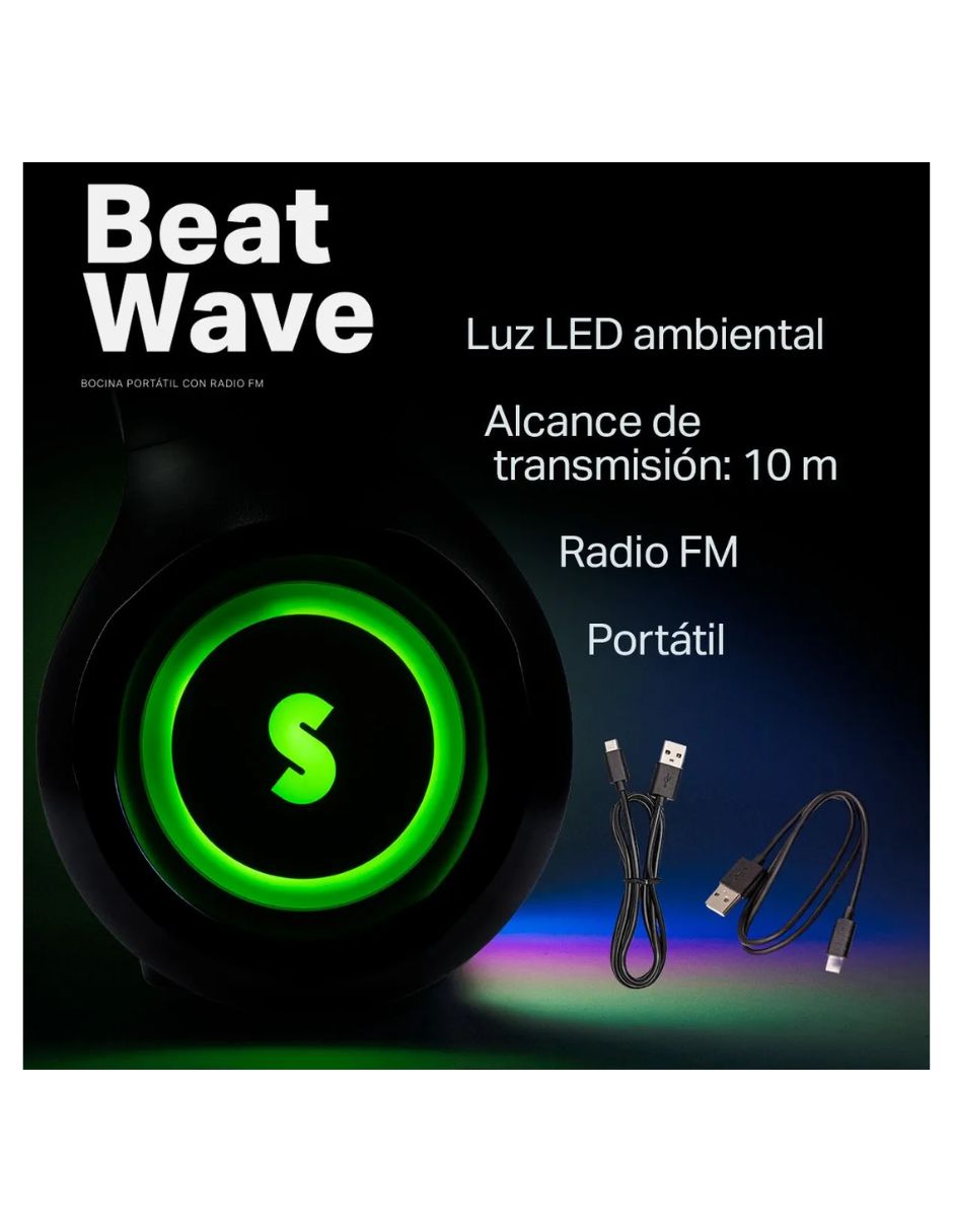 Bocina portátil bluetooth 8