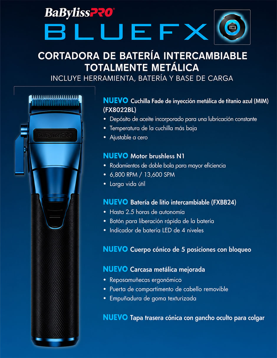 Recortadora de cabello FX899BL 6
