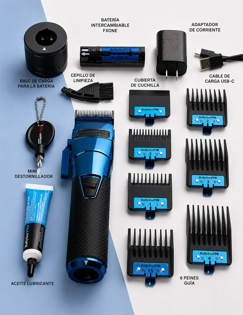 Recortadora de cabello FX899BL 8