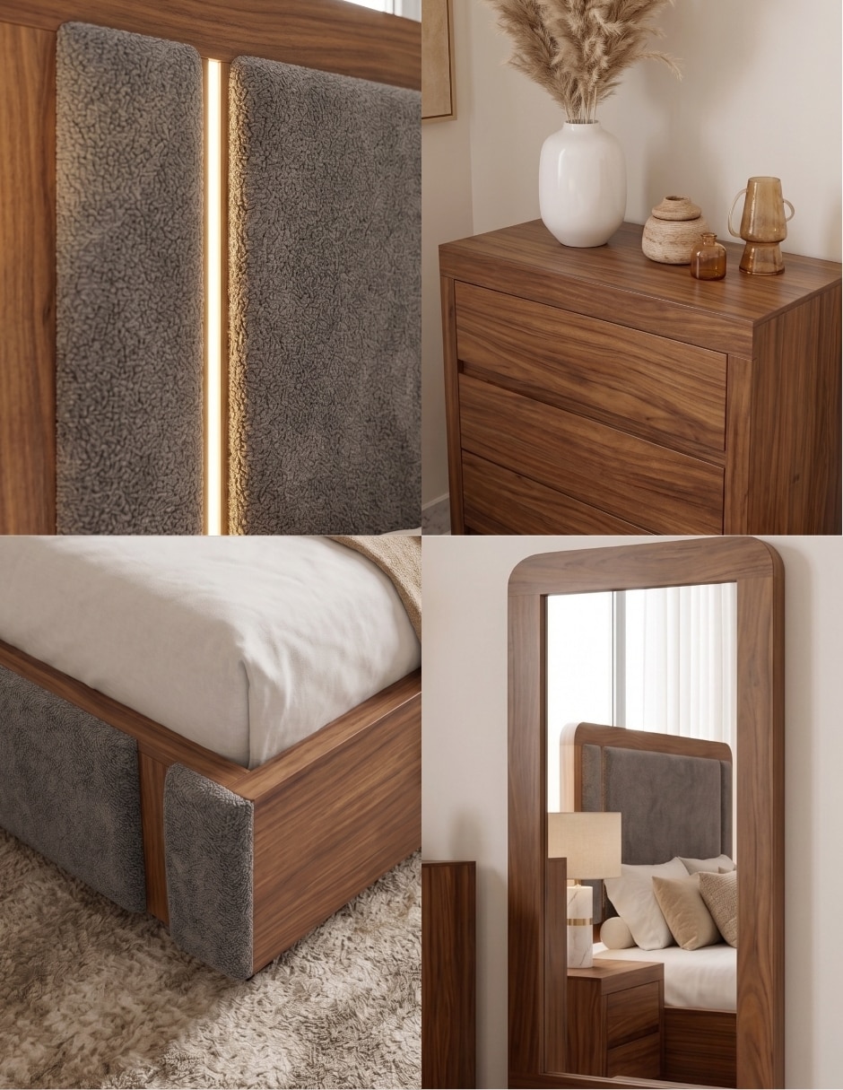 Set Recámara Enoc de Madera 6