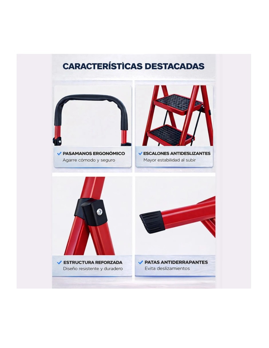 Escalera convertible de acero 3