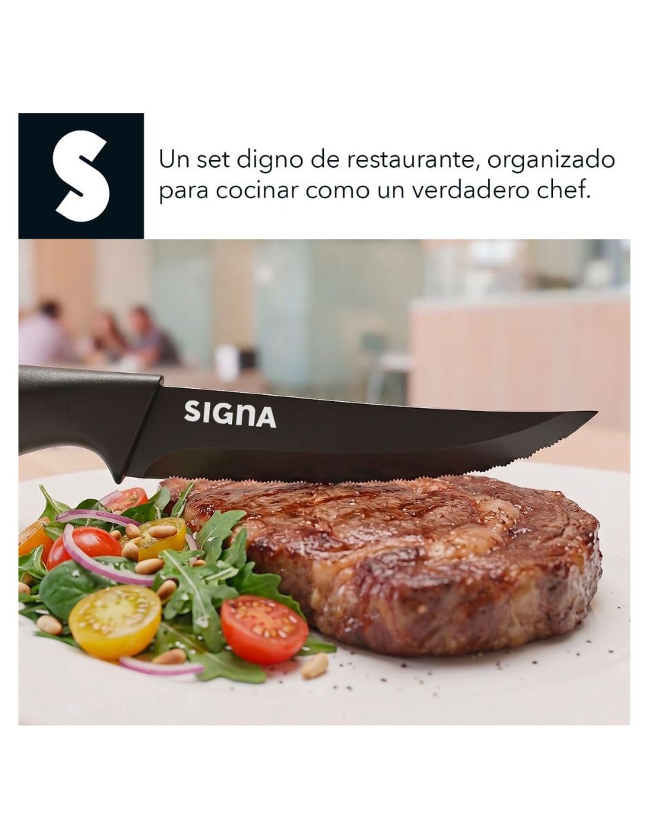 Set cuchillos para chef 14 piezas 8