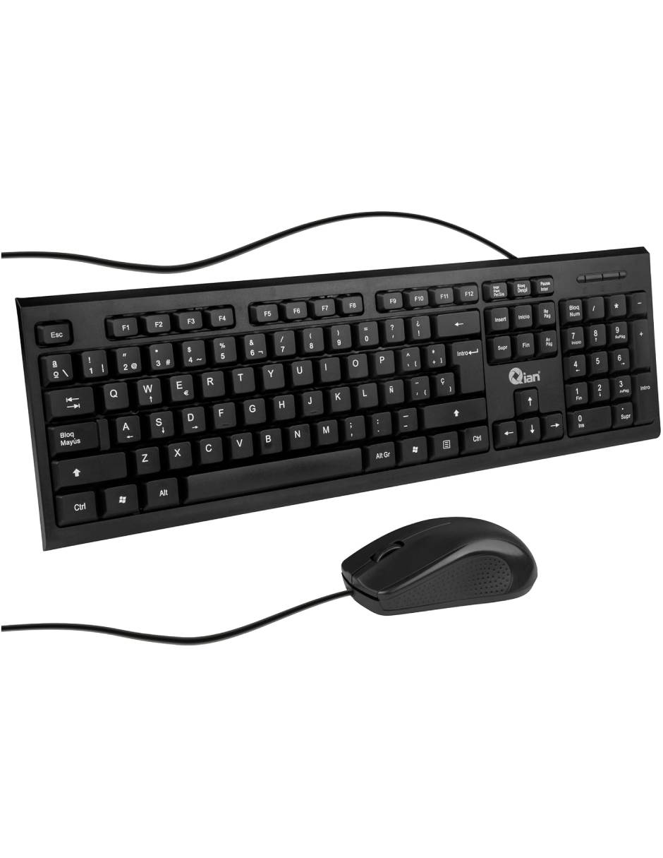 Mouse y teclado QKX-WRESP-01-BK Mouse y teclado QKX-WRESP-01-BK