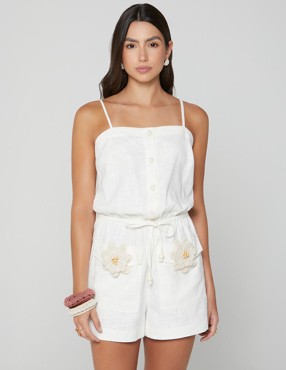 Romper jardin tejido para mujer Romper jardin tejido para mujer