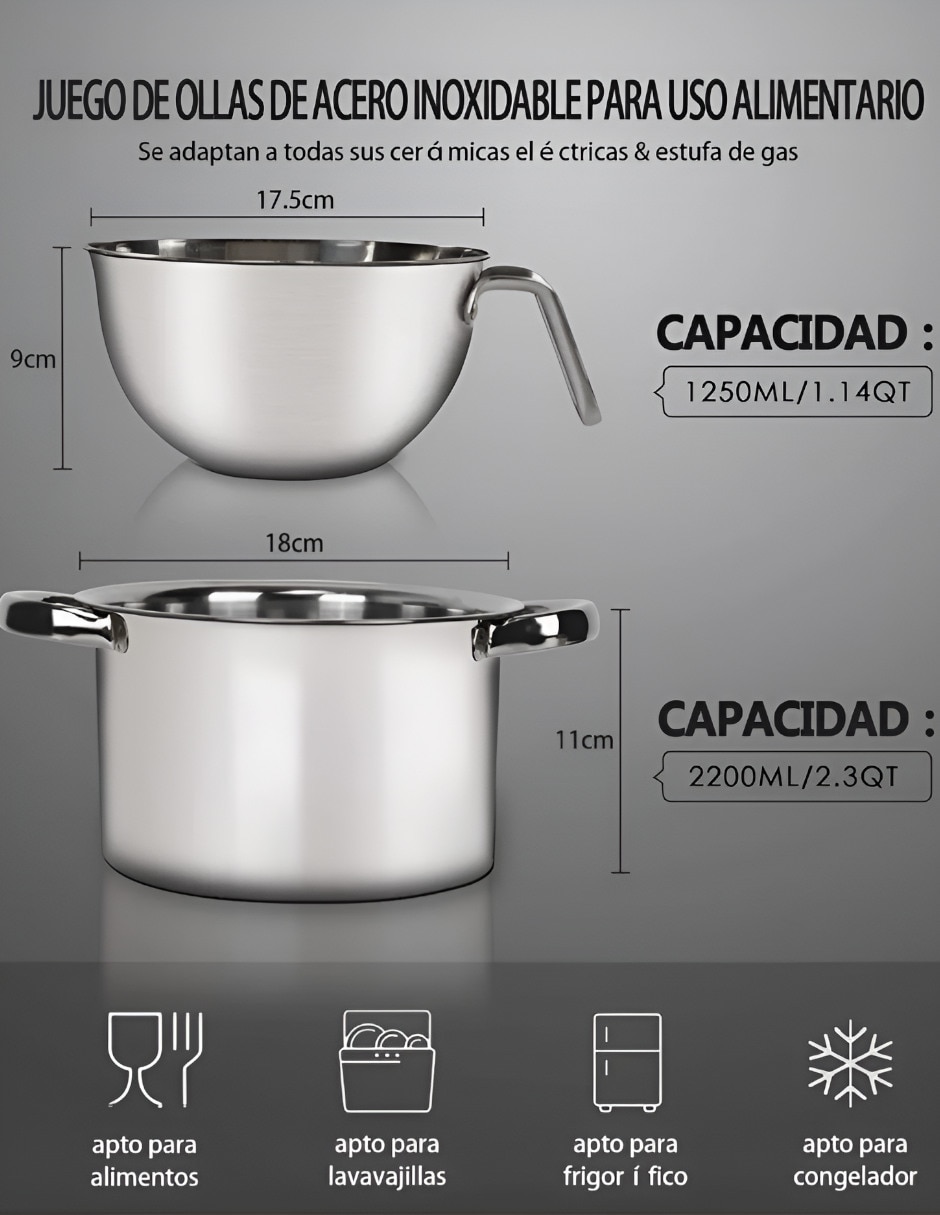 Set de ollas 6