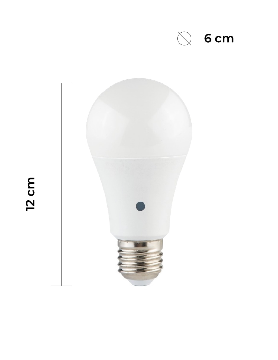 Foco LED de consumo 9 W de iluminación 806 lm lúmenes 7
