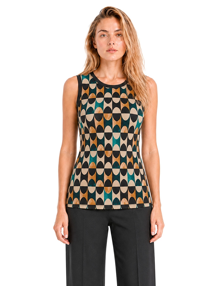 Blusa foley's manga sin manga para mujer