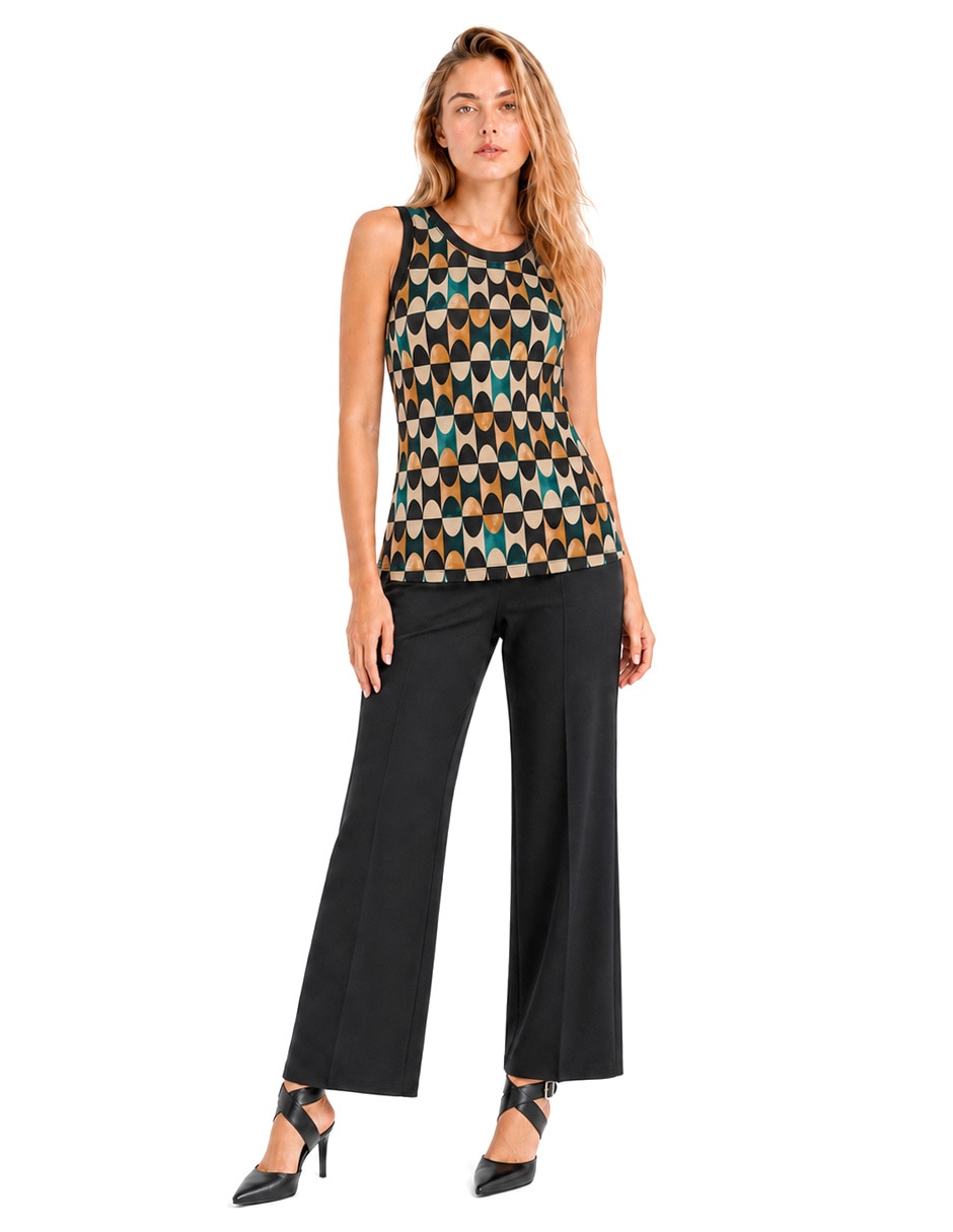 Blusa foley's manga sin manga para mujer