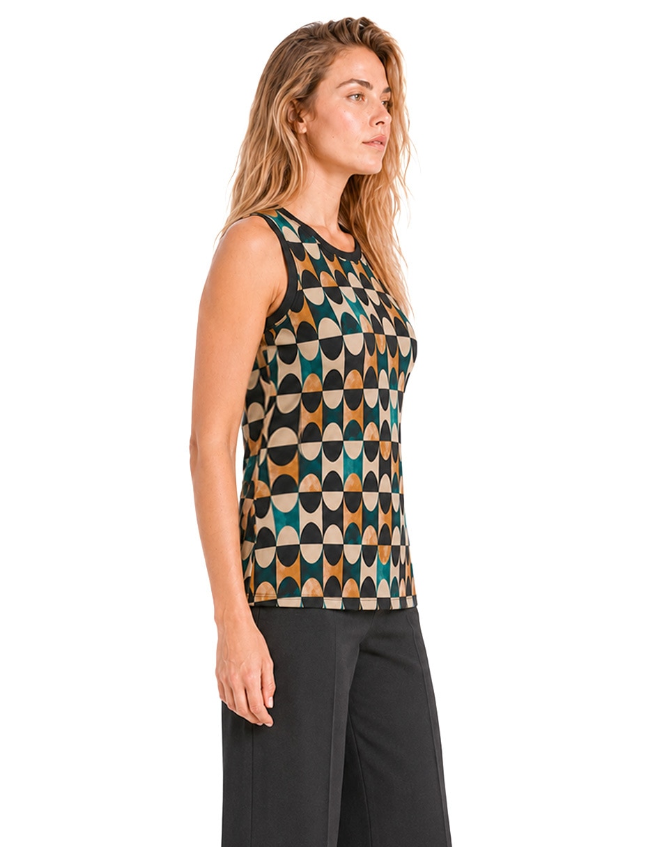 Blusa foley's manga sin manga para mujer