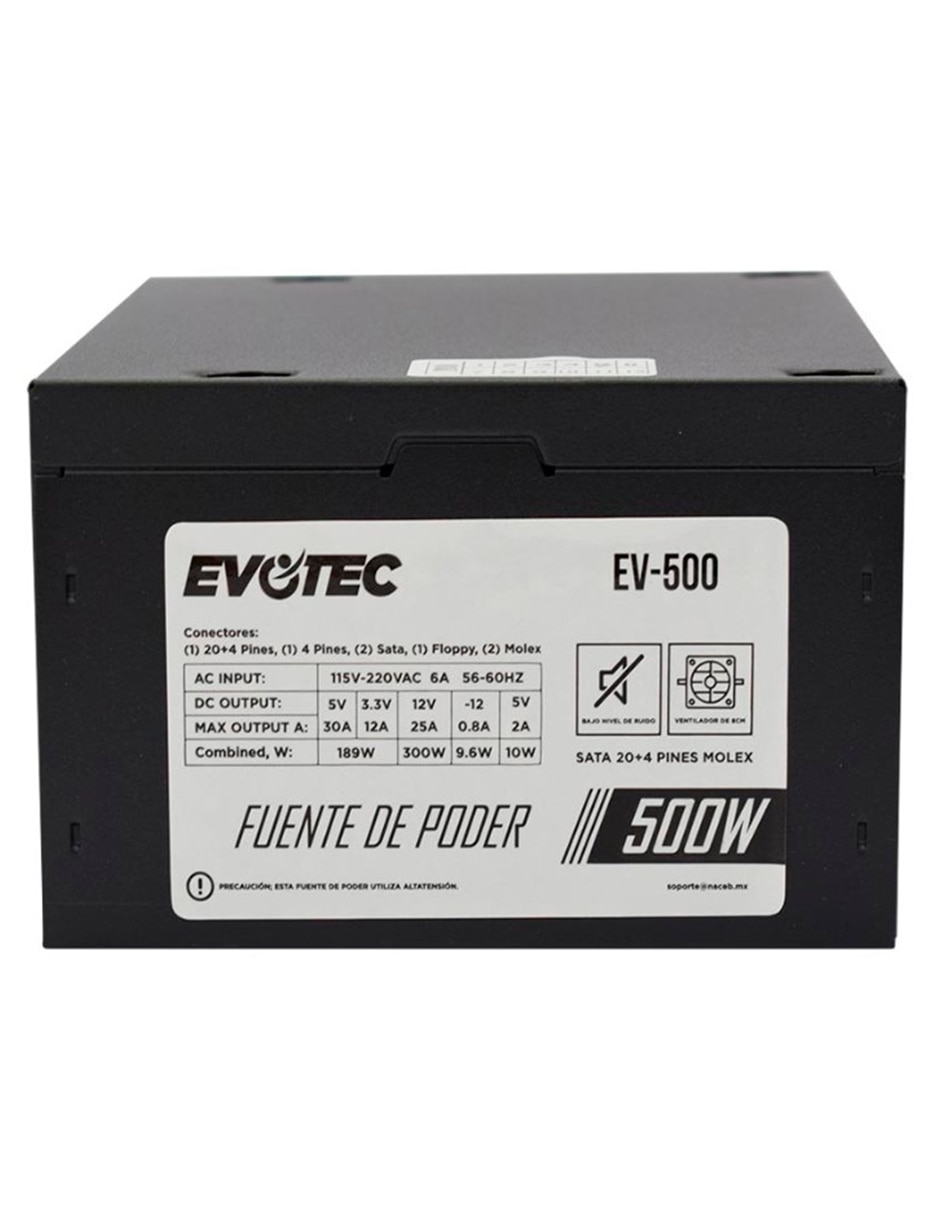 Fuente de poder EV-500 Fuente de poder EV-500