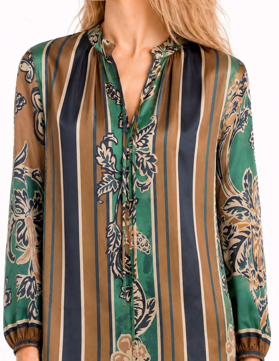 Blusa foley's manga 3/4 para mujer