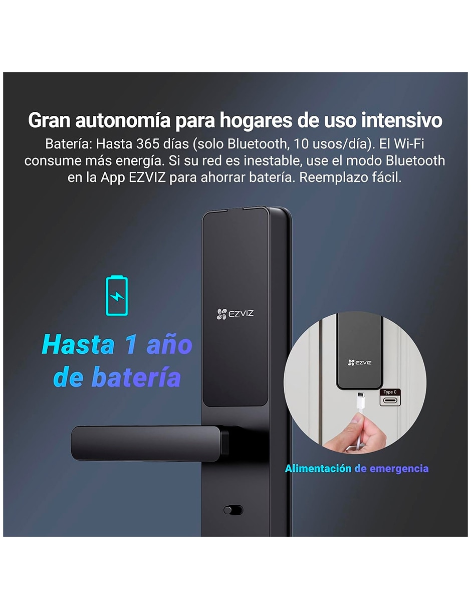 Cerradura Digital CS-Y2000-R100 de Biométrica 9