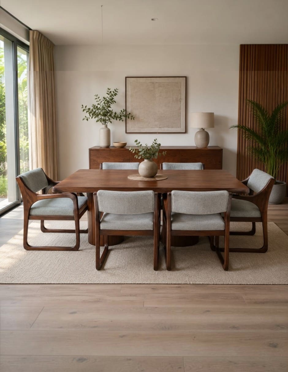 Comedor para 6 personas de madera 6