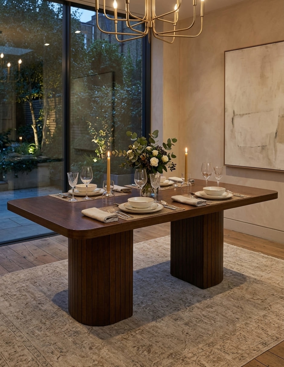 Comedor para 6 personas de madera 7