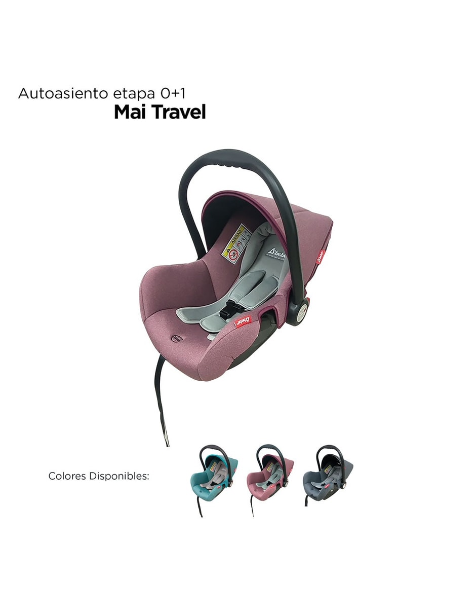 Autoasiento compatible con cinturones de seguridad de auto estándar de 3 puntos autoasientos portabebé Autoasiento compatible con cinturones de seguridad de auto estándar de 3 puntos autoasientos portabebé