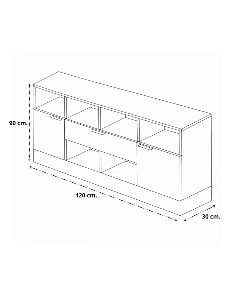 Librero Sí Muebles de Melamina 7