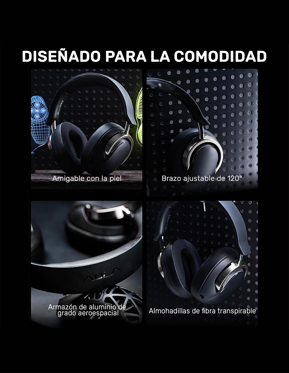 Audífonos gamer alámbricos e inalámbricos A700 4