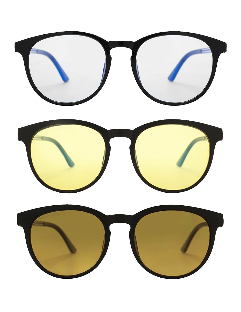 Lentes de sol SuperSight Sistema 3 en 1 Vintage Round para (si aplica) Unisex 3
