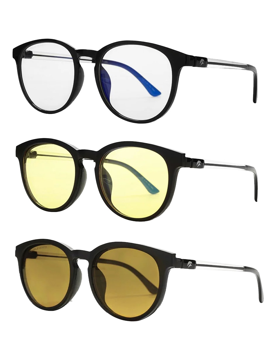 Lentes de sol SuperSight Sistema 3 en 1 Vintage Round para (si aplica) Unisex 4
