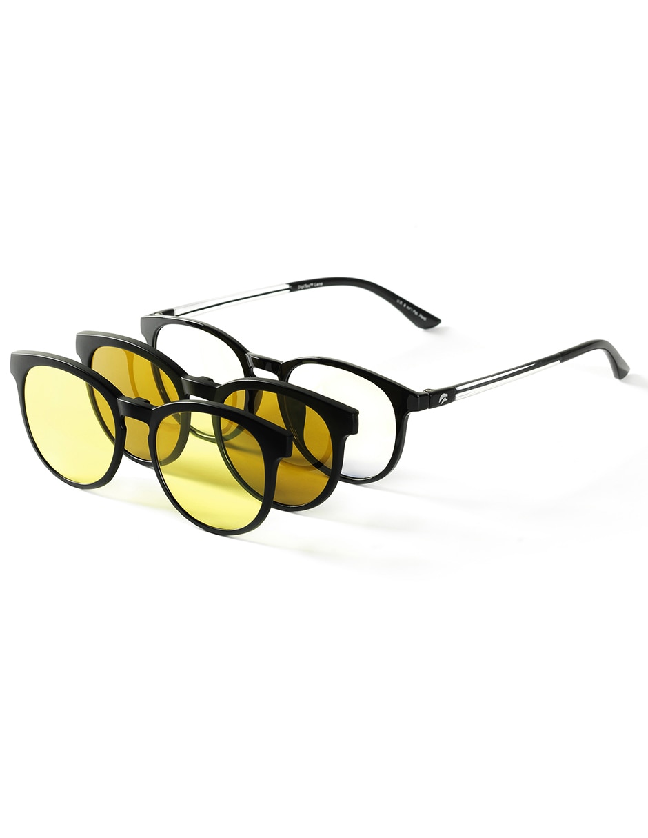 Lentes de sol SuperSight Sistema 3 en 1 Vintage Round para (si aplica) Unisex 5