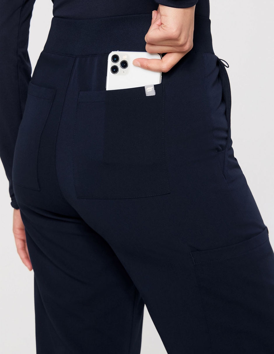 Pants regular Scrub con agujeta para mujer 2