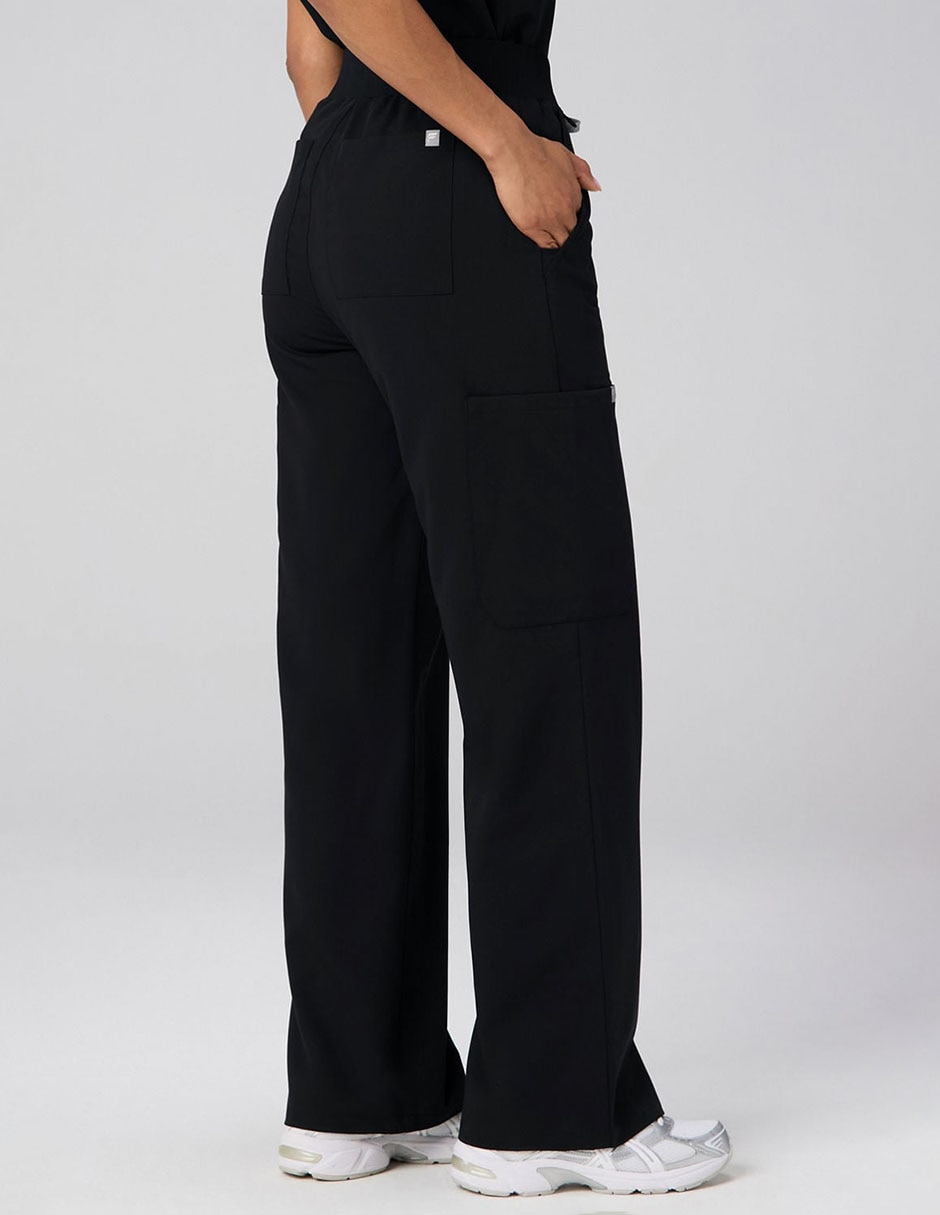 Pants regular Scrub con agujeta para mujer 2