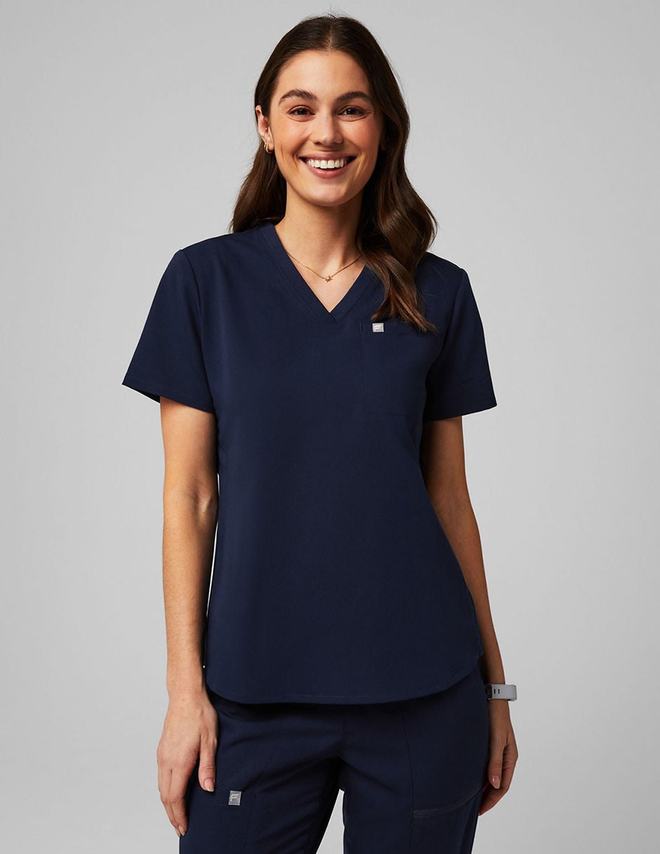 Playera manga corta Scrub cuello v mujer Playera manga corta Scrub cuello v mujer