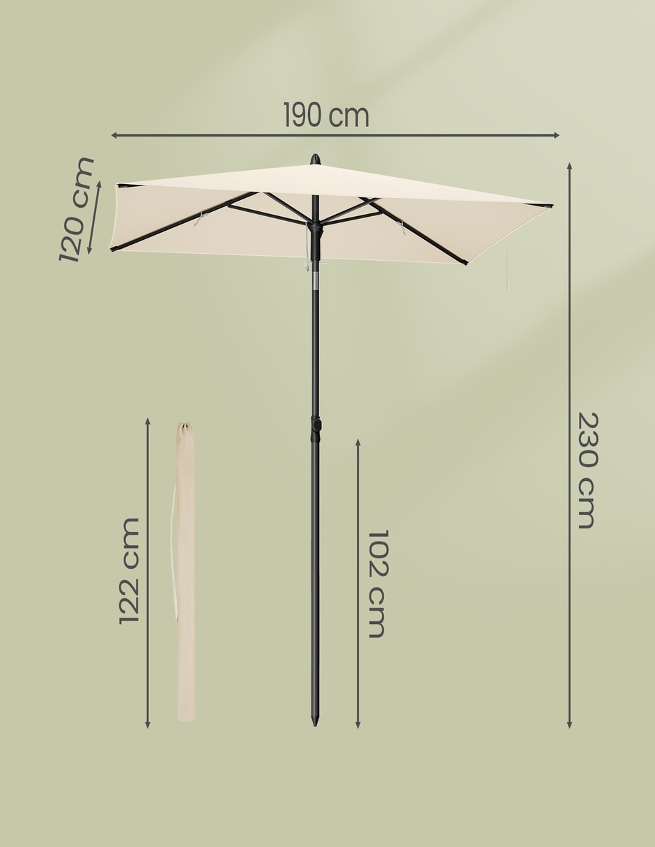 Sombrilla para jardín 7