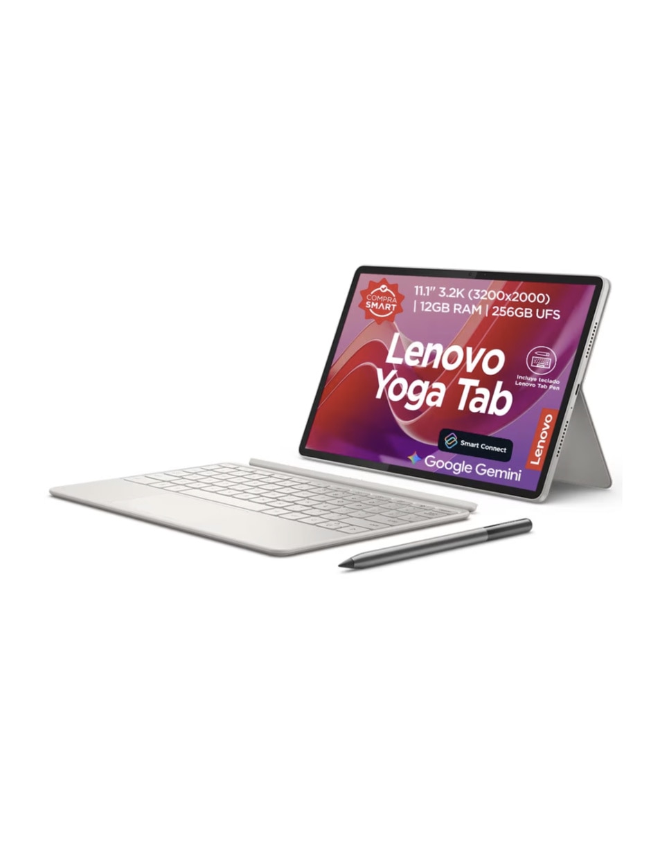 Laptop 2 en 1 pantalla touch Yoga Tab 11 pulgadas 3K Snapdragon 8 Gen 3 Qualcomm Adreno 12 GB RAM 256 GB 1