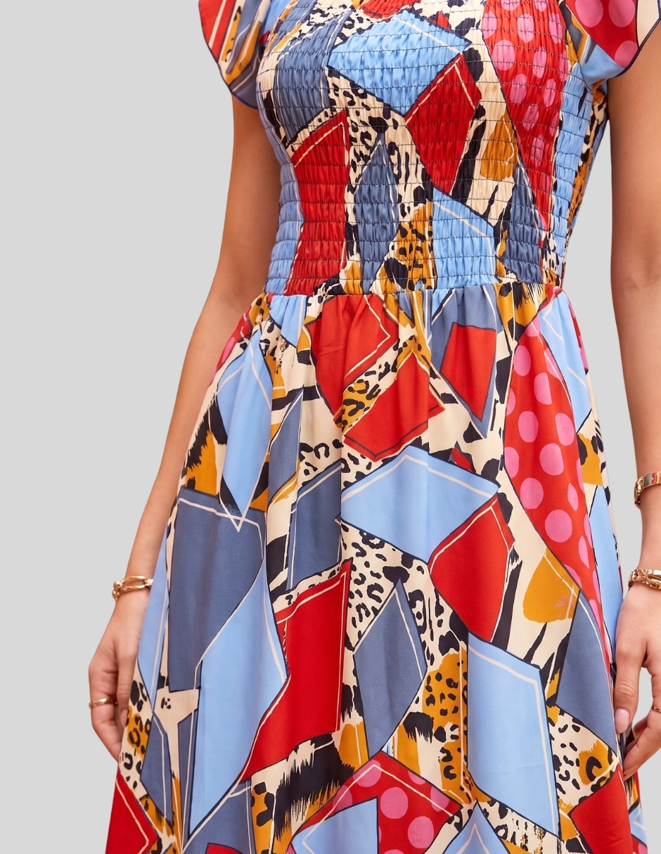 Vestido maxi casual malabis para mujer
