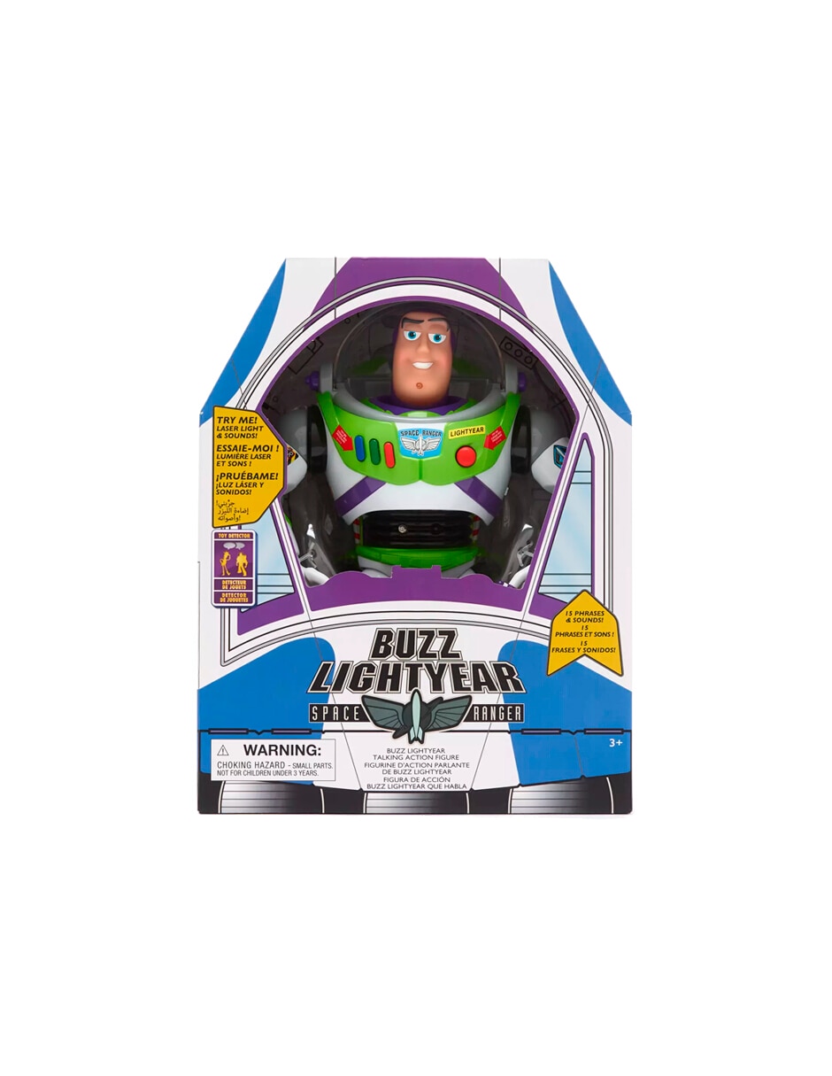 Figura de colección articulada disney: toy story buzz lightyear collectors con luz y sonido 2