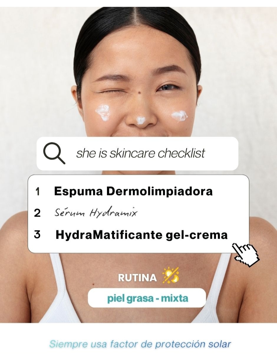 Crema facial recomendada para matificar e hidratar día y noche para piel mixta y grasa