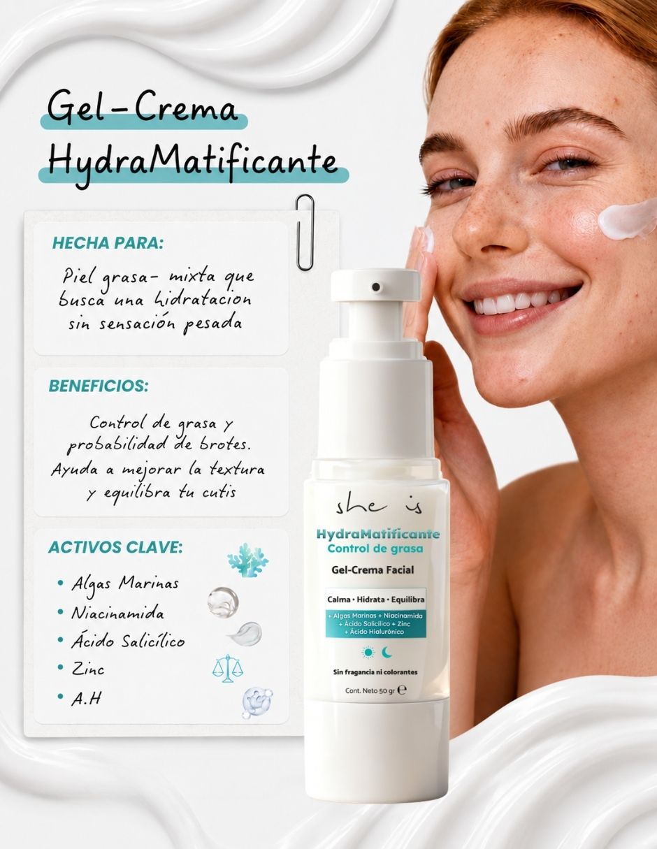 Crema facial recomendada para matificar e hidratar día y noche para piel mixta y grasa 6
