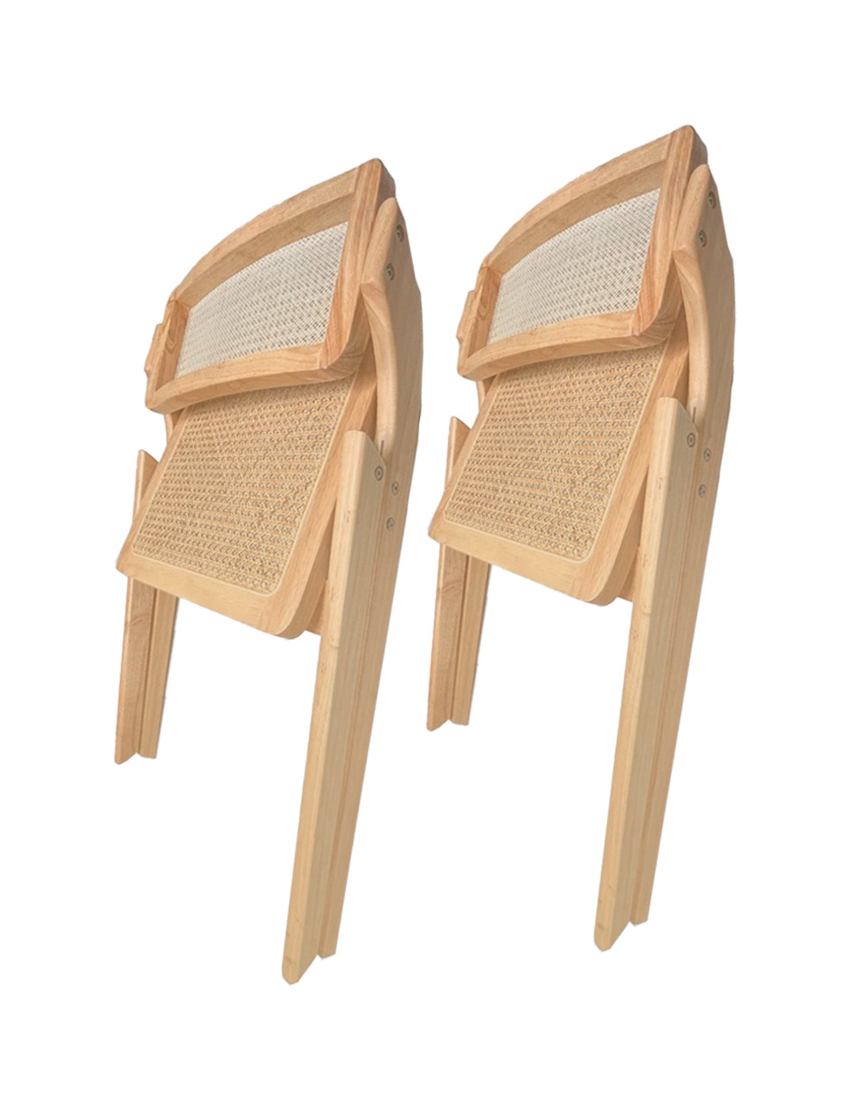 Juego de sillas plegables 2 piezas 1
