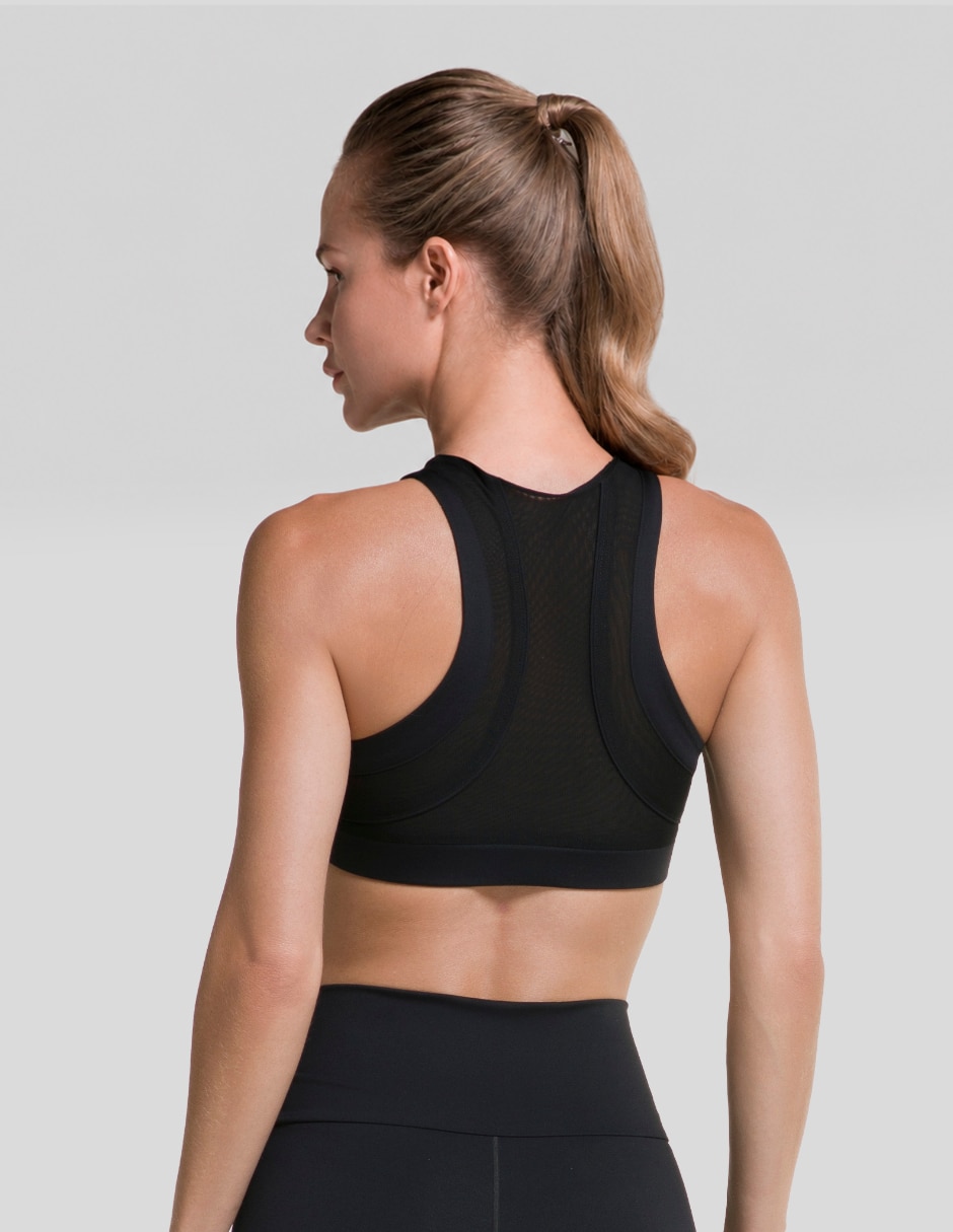 Top deportivo top mesh para correr mujer 3