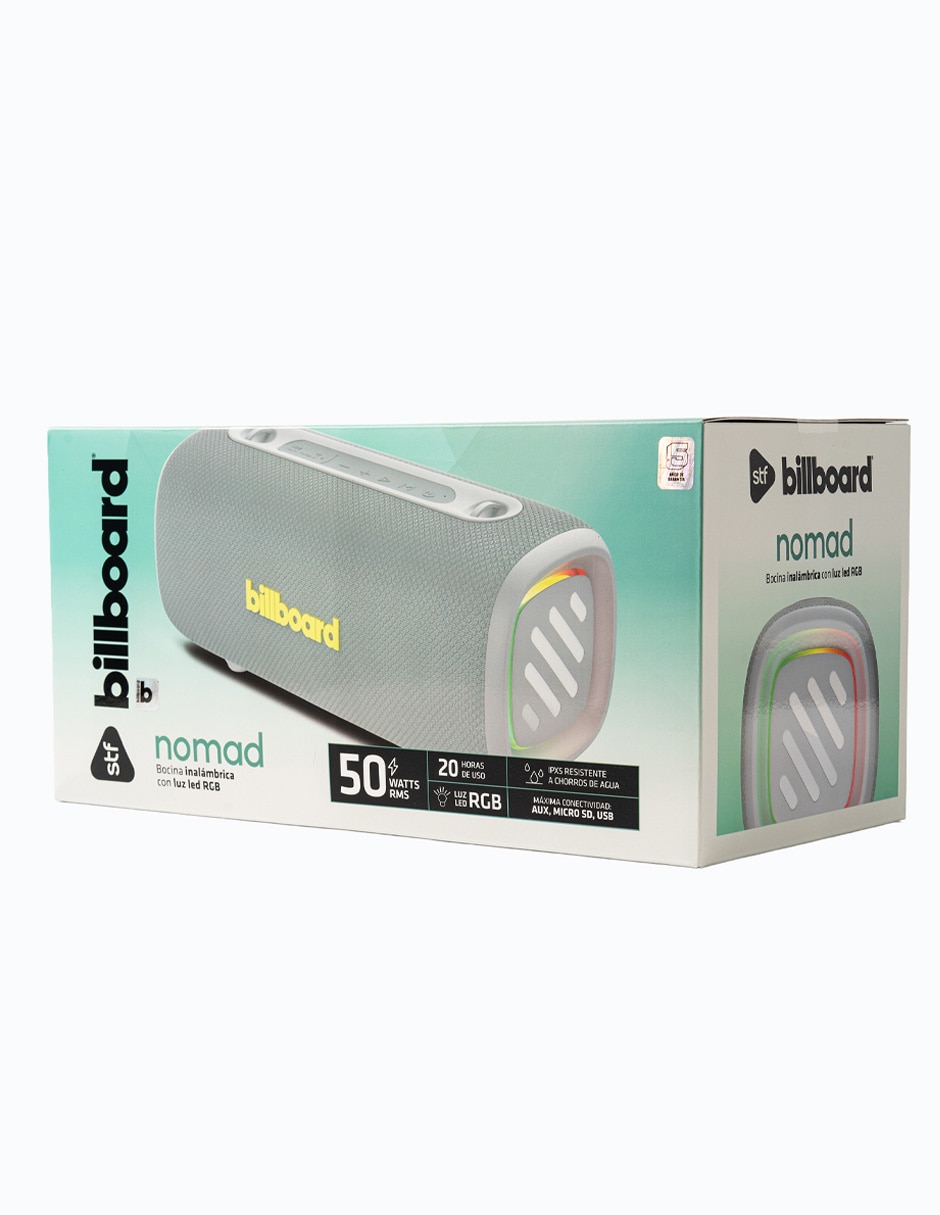 Bocina portátil nomad bluetooth 8